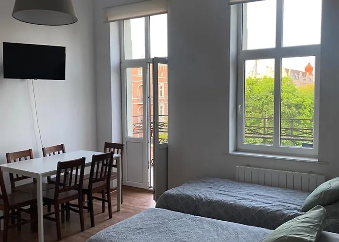 Kamienica Spokojne Centrum Szczecina アパート